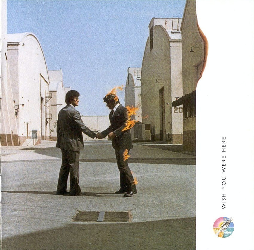 Wünschte, du wärst hier Albumcover Pink Floyd im Album HD-Hintergrundbild