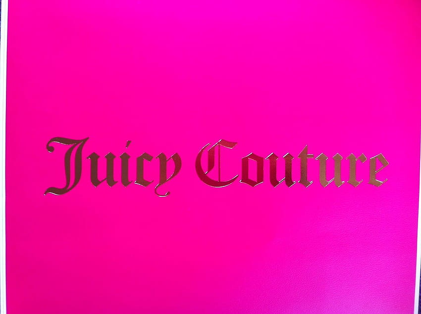 Logotipo rosa de Juicy Couture fondo de pantalla