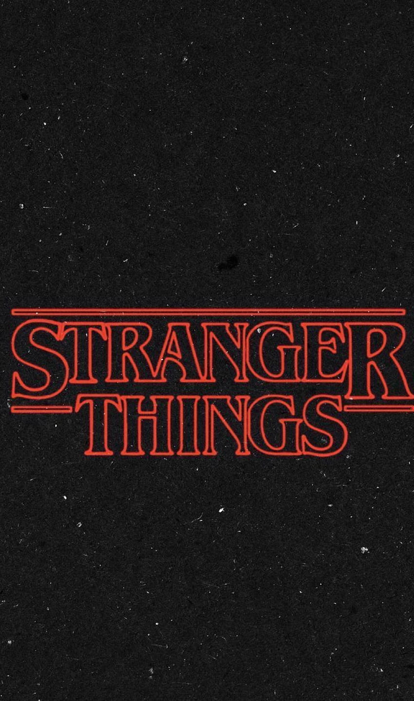 strangerthings. Stranger things quote, Stranger things logo, Stranger HD phone wallpaper