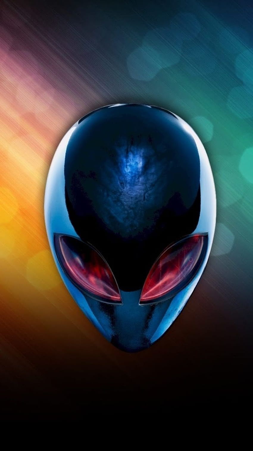 Alienware alien head, Ruby eyes. iphone neon, Cool for phones, Android HD phone wallpaper