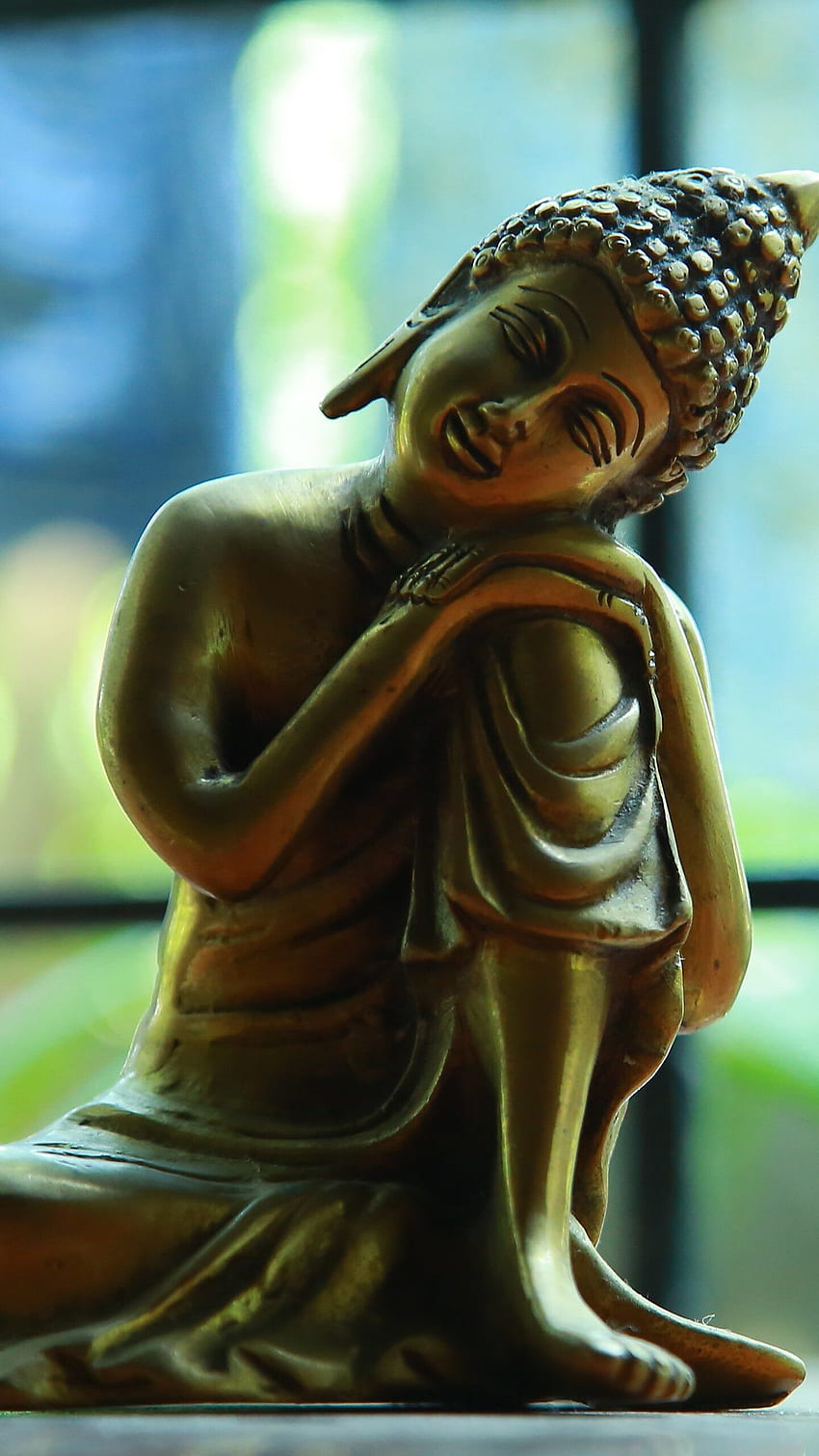Buda Gautama, Buda de neón fondo de pantalla del teléfono