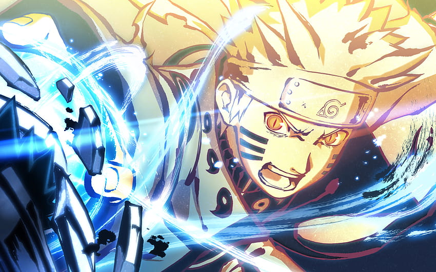 Naruto Uzumaki, blue neon lights, battle, manga, artwork, Naruto for with resolution . High Quality , Uzumaki Junji Ito HD wallpaper