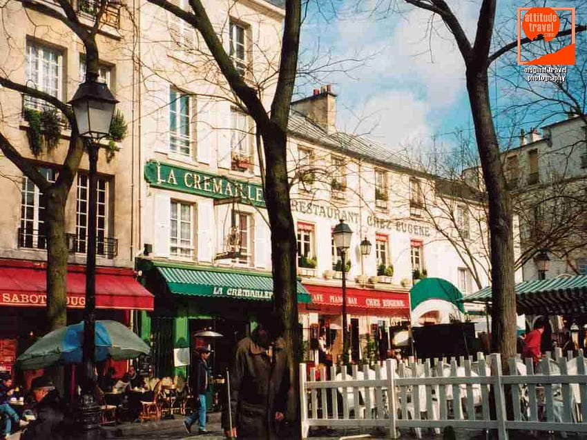 Quartier Latin Parijs. Montmartre-Paris, Montmartre, Paris HD-Hintergrundbild