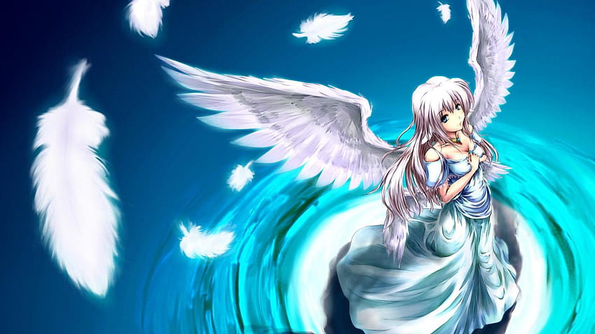 anime angel girl wings