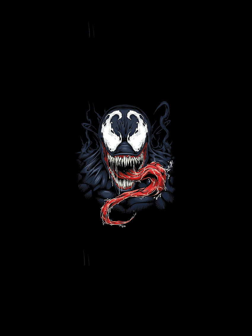 Minimal, venom, supervillain, artwork HD phone wallpaper