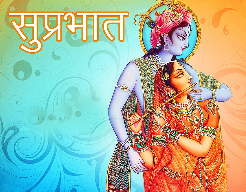 Radha Krishna Good Morning - Good Morning . Good Morning Downlaod. Good  Morning Pics, Radhe HD wallpaper | Pxfuel