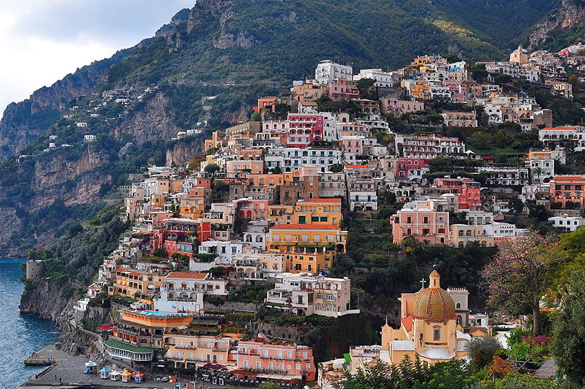 Positano Italien Küstenstädte Häuser bauen - Positano - & Hintergrund HD-Hintergrundbild