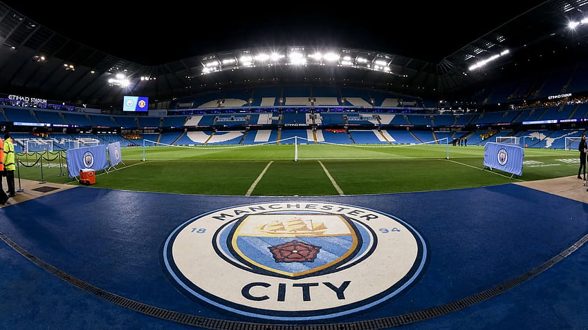 Manchester City für die nächsten zwei Spielzeiten von allen UEFA-Wettbewerben gesperrt. Fußballnachrichten, Etihad Stadium HD-Hintergrundbild