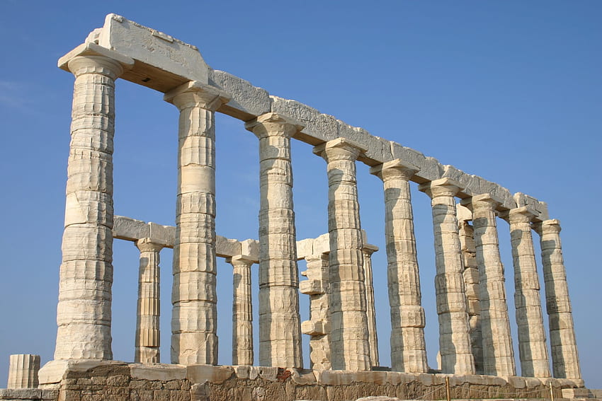 Ancient Greek Temples of the Mediterranean – History et cetera, Poseidon Temple HD wallpaper