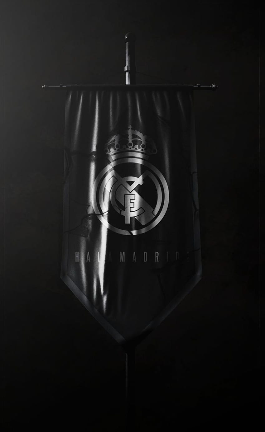 Paul di Gelap. Real madrid , logo Real madrid, sepak bola Real madrid, Real Madrid Hitam wallpaper ponsel HD