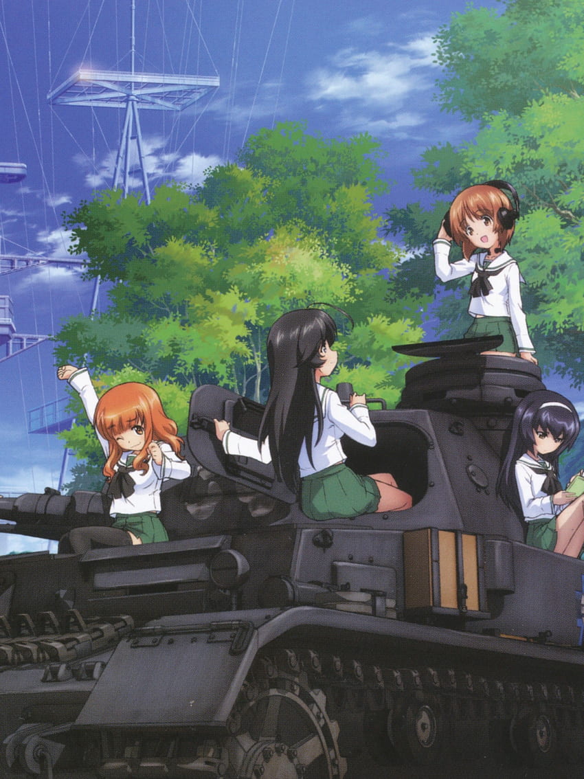 Anime Girl Love, Anime Girl Und Panzer - Girls HD phone wallpaper