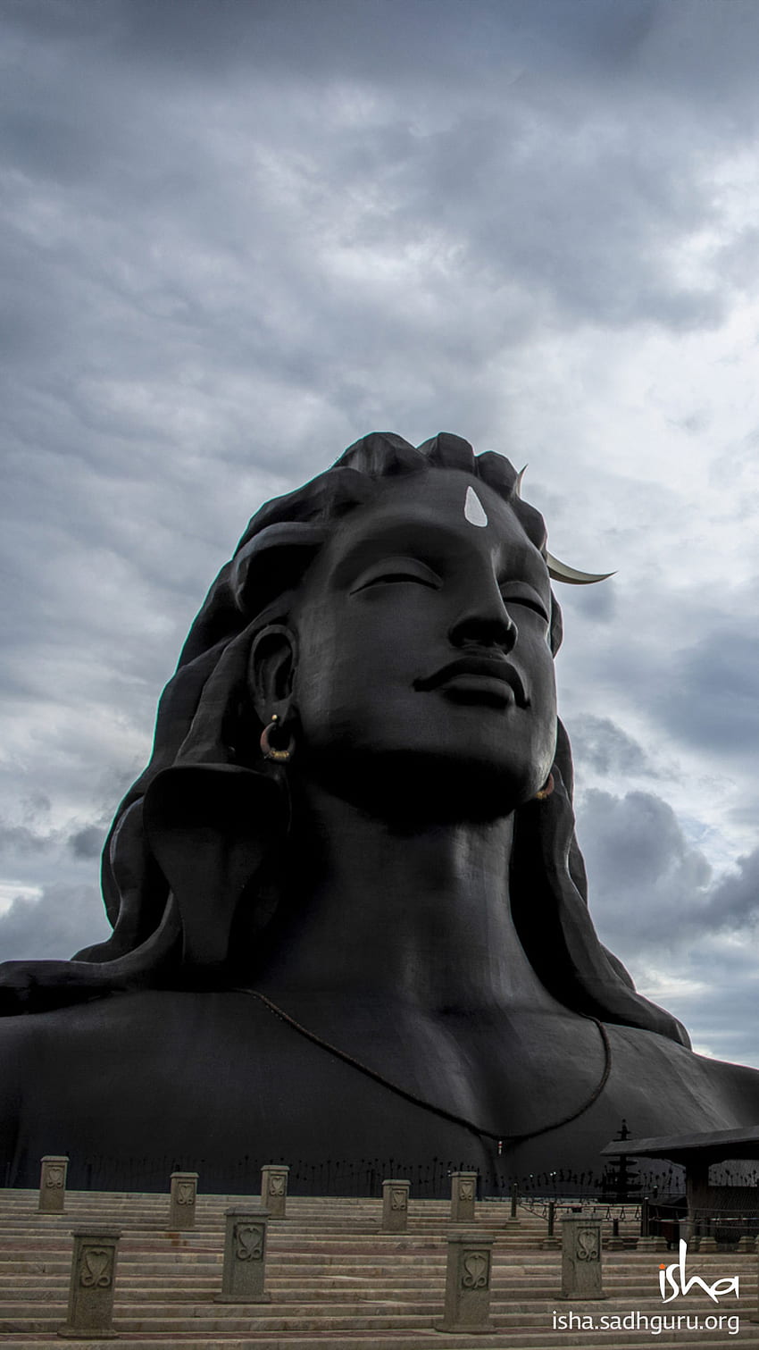 Shiva(Adiyogi) - 모바일 및 Lord Shiva Black용 HD 전화 배경 화면