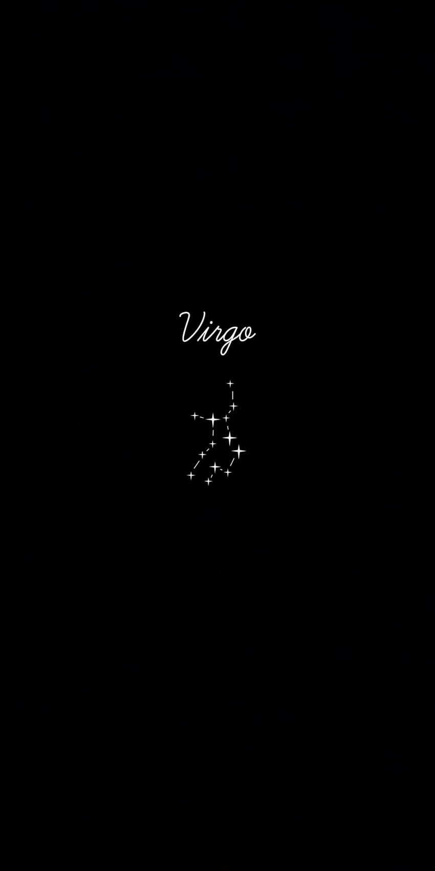 Virgo, constelación, zodiaco, estrellas fondo de pantalla del teléfono