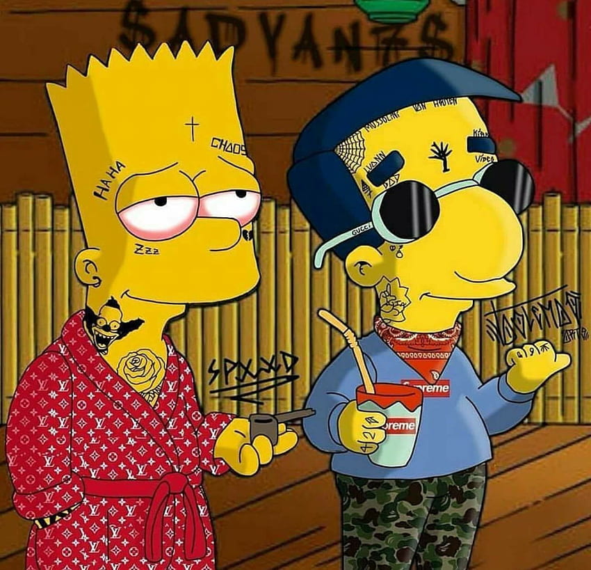 Bart simpsons smoking HD wallpapers | Pxfuel