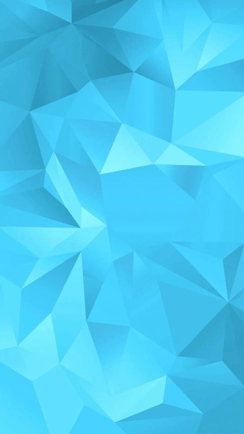 シンプルな青の折り畳みポリゴン パターン iPhone 8, 青のポリゴン HD電話の壁紙