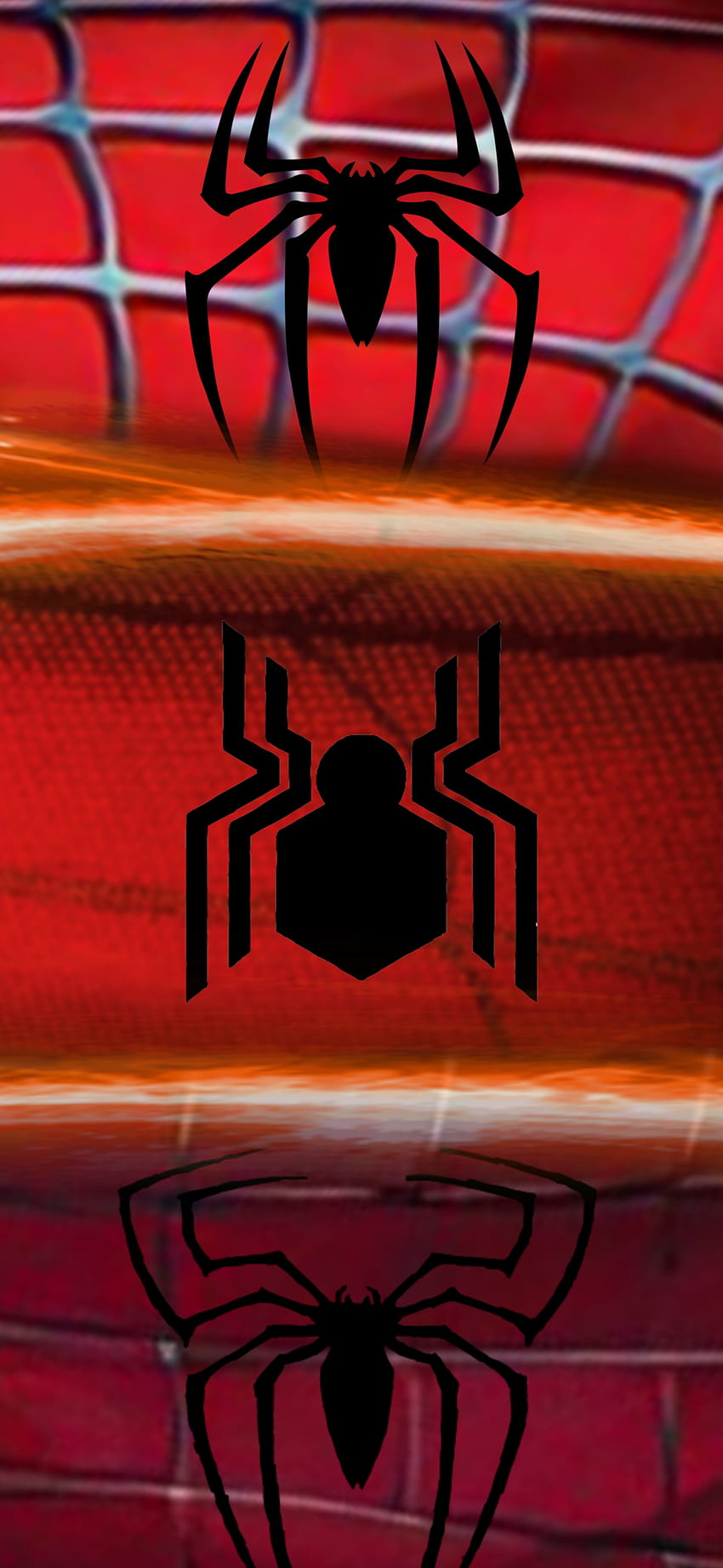 SPIDERMAN NWH, orange, rot HD-Handy-Hintergrundbild