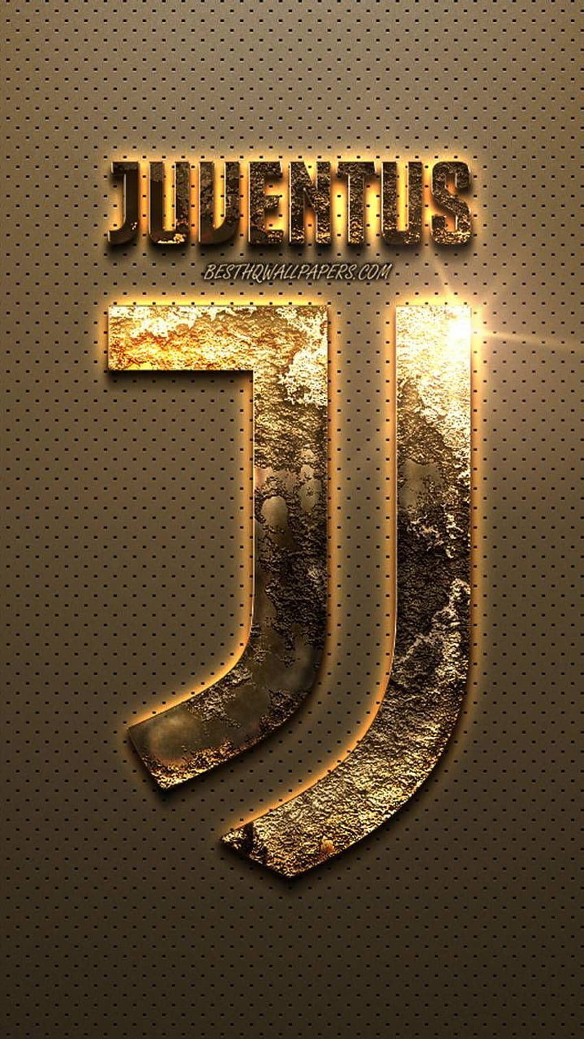 Złote logo Juventusu Tapeta na telefon HD