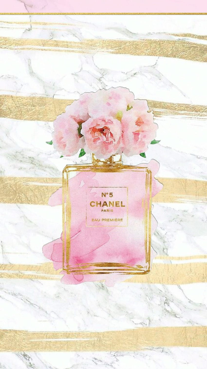 Perfume Chanel, Rosas Chanel Papel de parede de celular HD