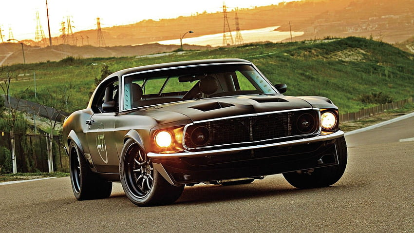 Ford Mustang Classic Car Muscle Hot Rods. . 70002. UP, Klassische Muscle-Cars HD-Hintergrundbild