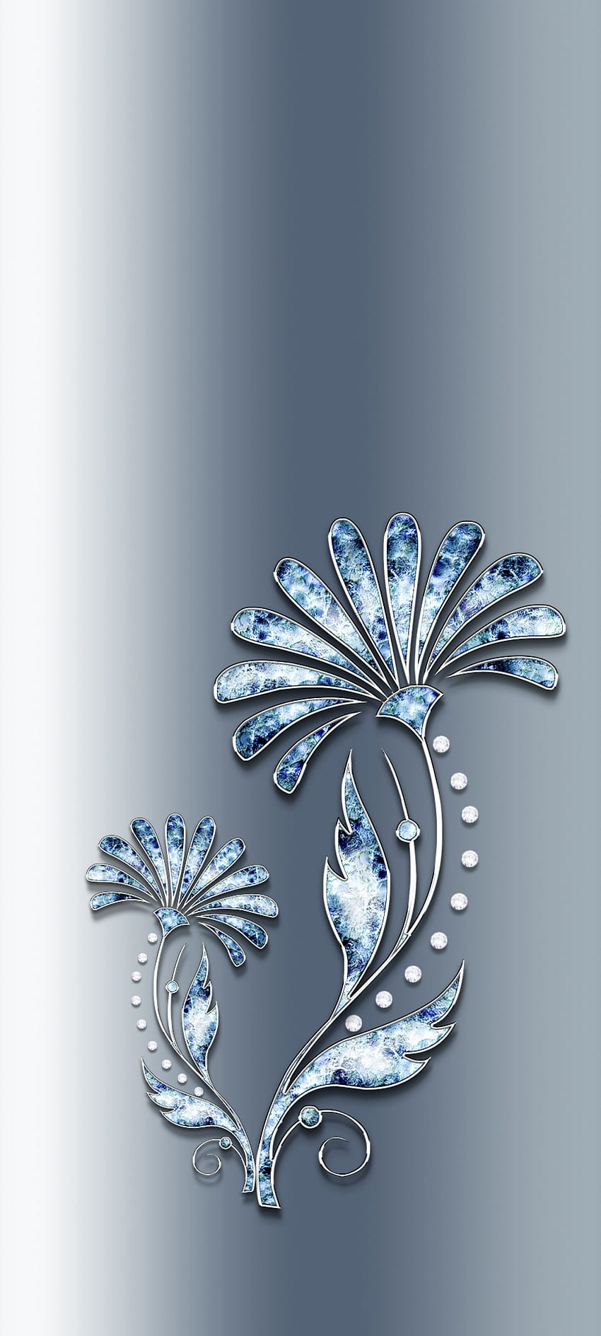 Diamant de haute qualité, broche, art, luxe, Premium, métal, fleur Fond d'écran de téléphone HD