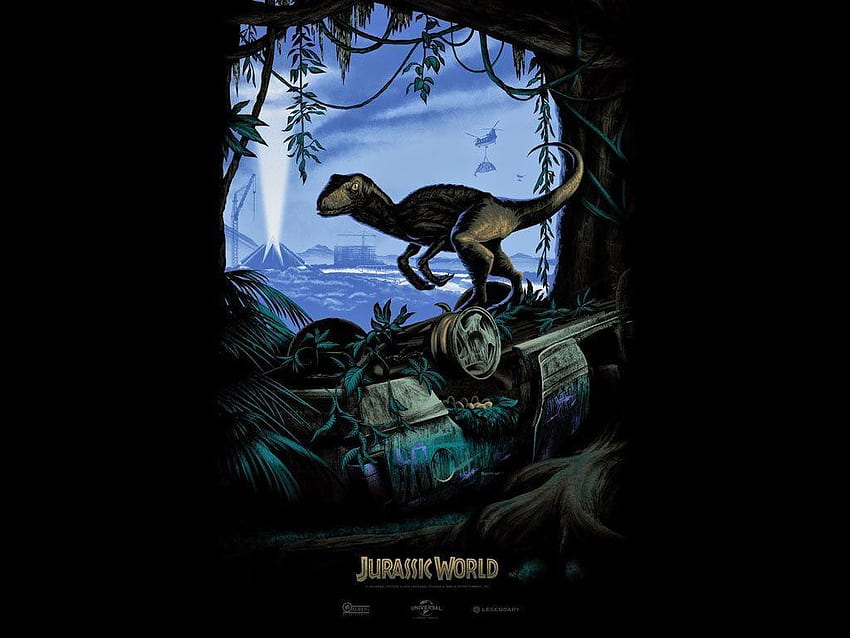 Dunia Jurassic Biru Wallpaper HD