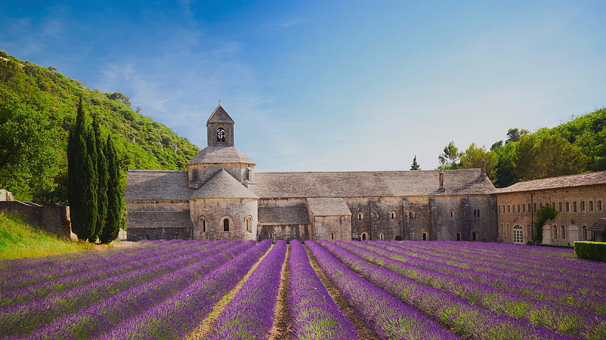 Sénanque Abbey - Provence, France . Studio 10 HD wallpaper