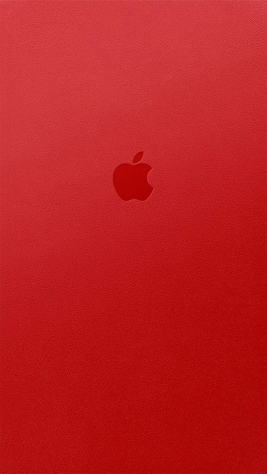 Apple iPhone 6s Plus rojo, logotipo rojo de Apple 6 fondo de pantalla del teléfono