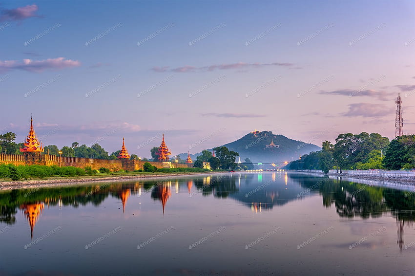 Mandalay, Myanmar à Mandalay Hill par SeanPavone sur Envato Elements Fond d'écran HD