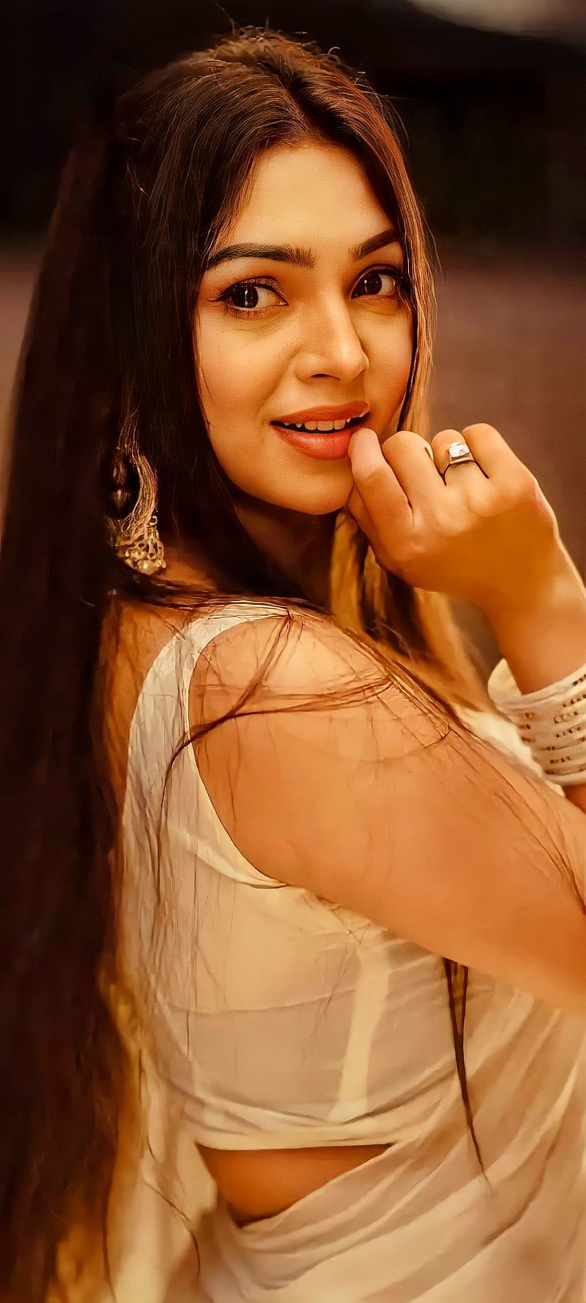 Beautiful girl, eye, indian HD phone wallpaper