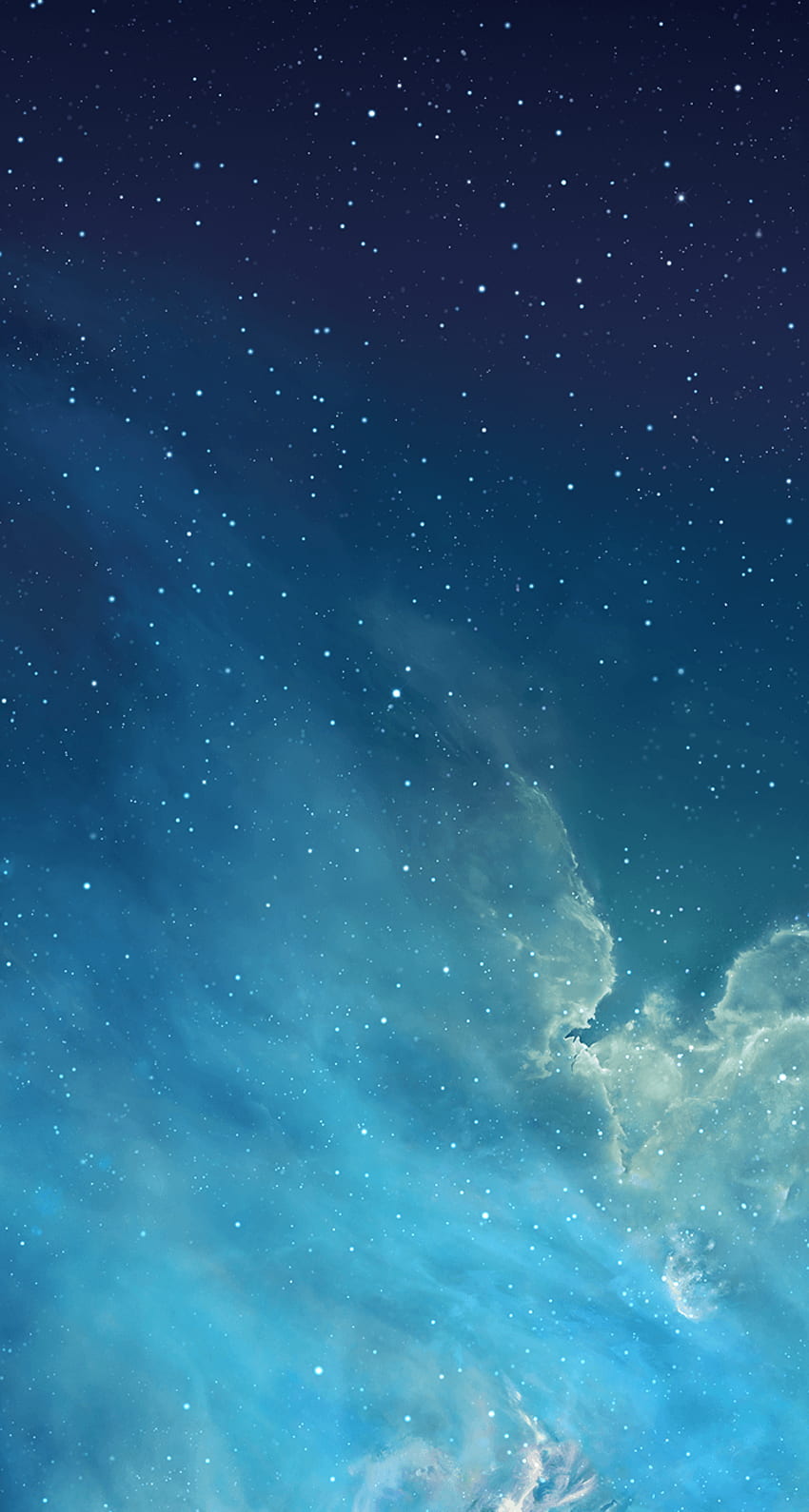 Blauer Nachthimmel, blauer Sternenhimmel HD-Handy-Hintergrundbild