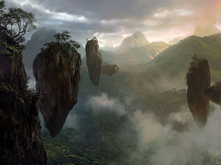 Avatar Floating Mountains - Most Popular Avatar Floating Mountains Background, Avatar Landscape HD wallpaper