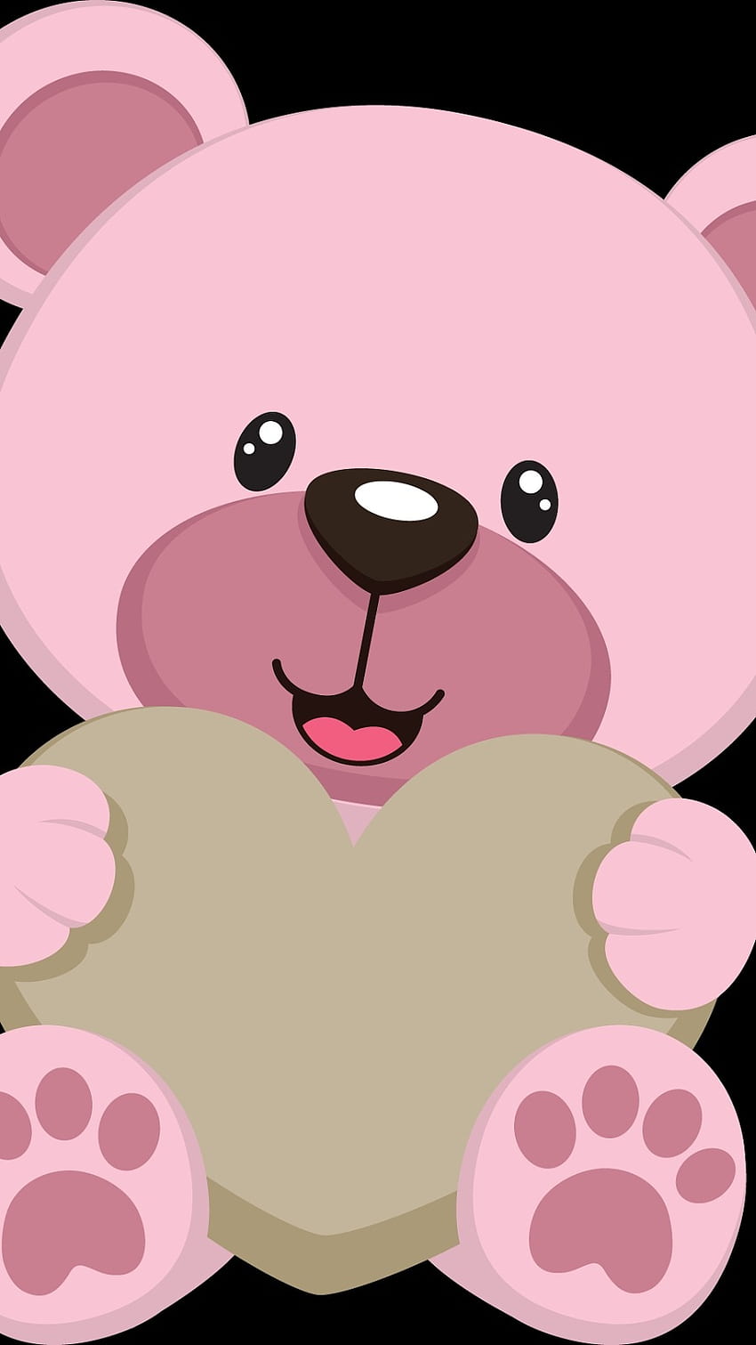 Pink Teddy Bear, Cute Teddy Toy HD phone wallpaper