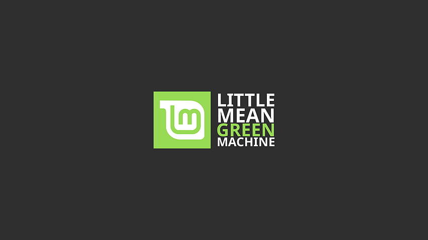 Minimalist Linux Mint (Little Mean Green Machine) - Album HD wallpaper