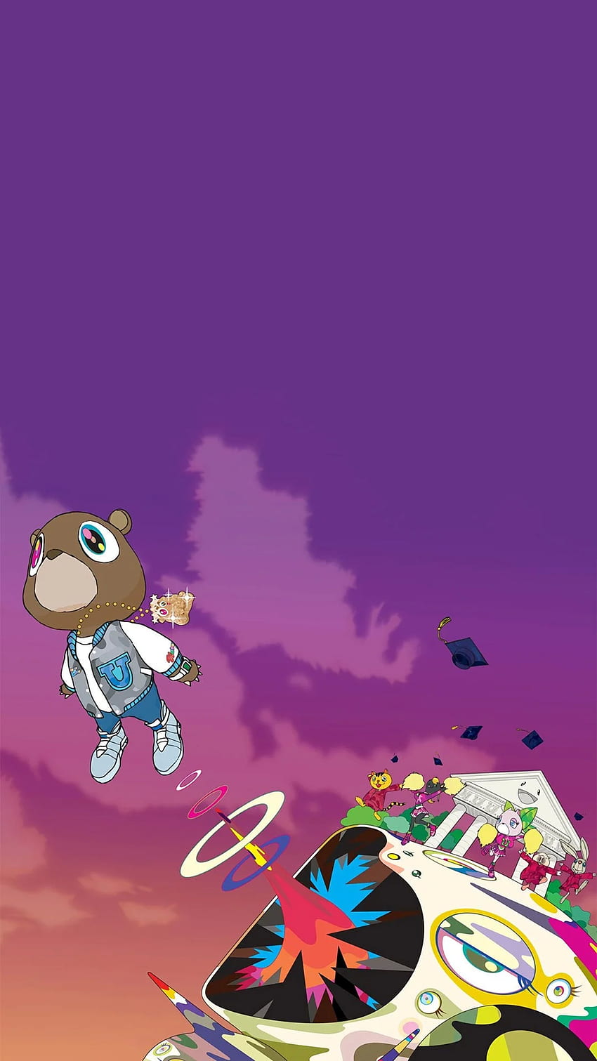 J'ai fait cette remise des diplômes pour votre téléphone! : R Kanye, Kanye West Remise des diplômes iPhone Fond d'écran de téléphone HD