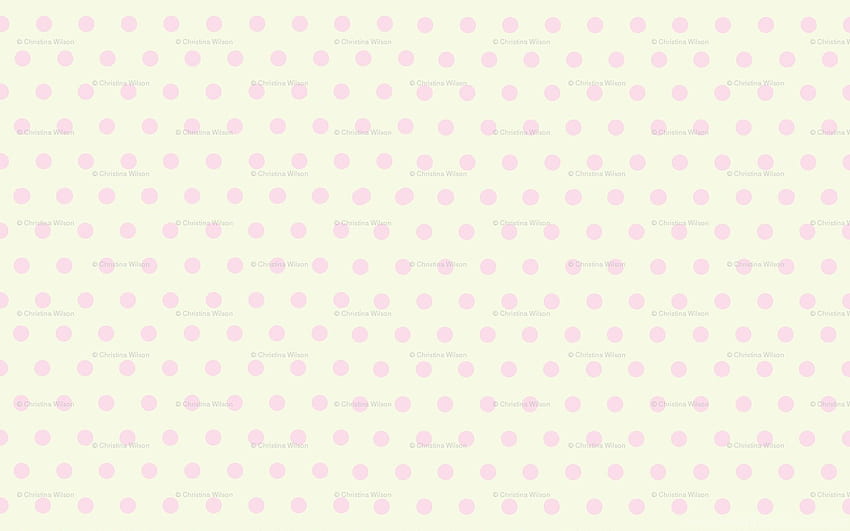 Polka Dots Pastel Pink Yellow Curious_nook Spoonflower Background HD wallpaper