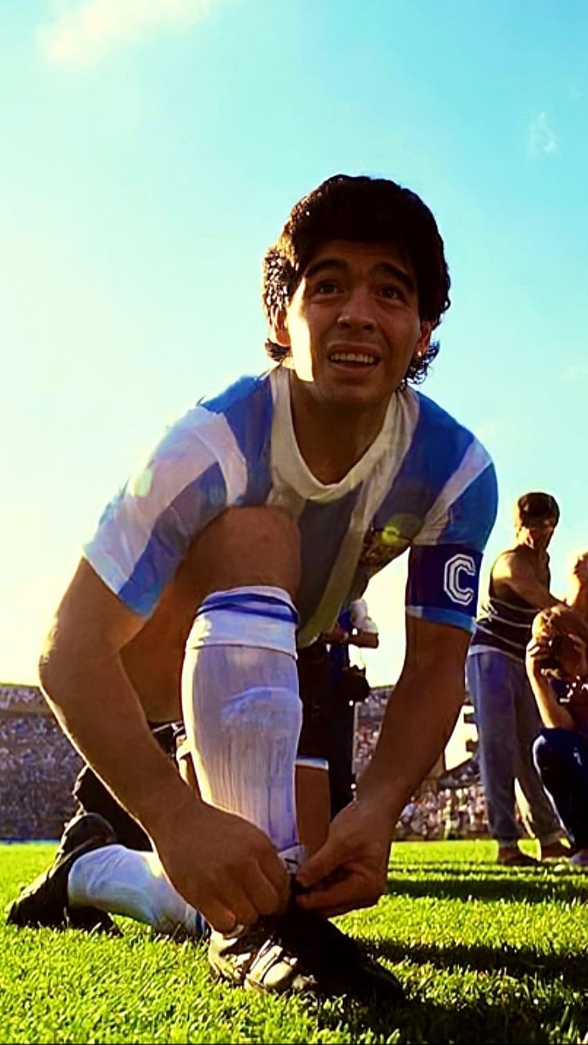 Diego en Vélez, diego armando maradona, diego maradona, maradona, vélez Fond d'écran de téléphone HD