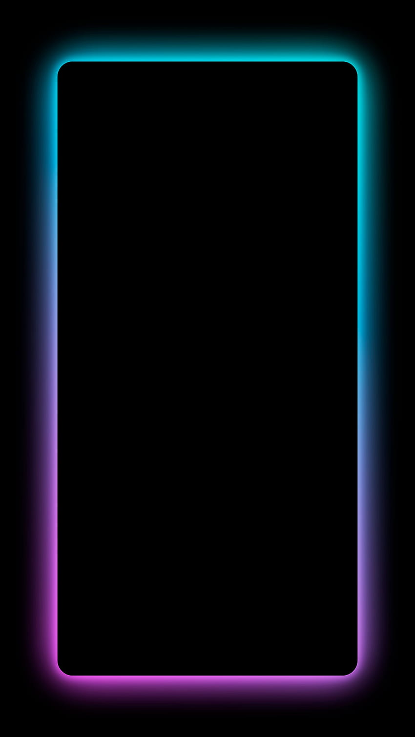 Cadre dégradé néon. iphone abstrait , néon Fond d'écran de téléphone HD