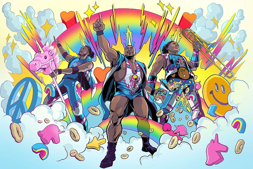 Wwe, The New Day HD wallpaper