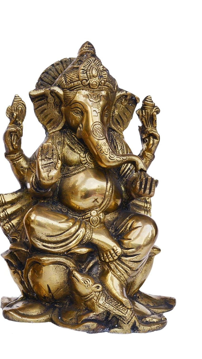 Lakshmi Ganesh, Bronze, Statue HD phone wallpaper