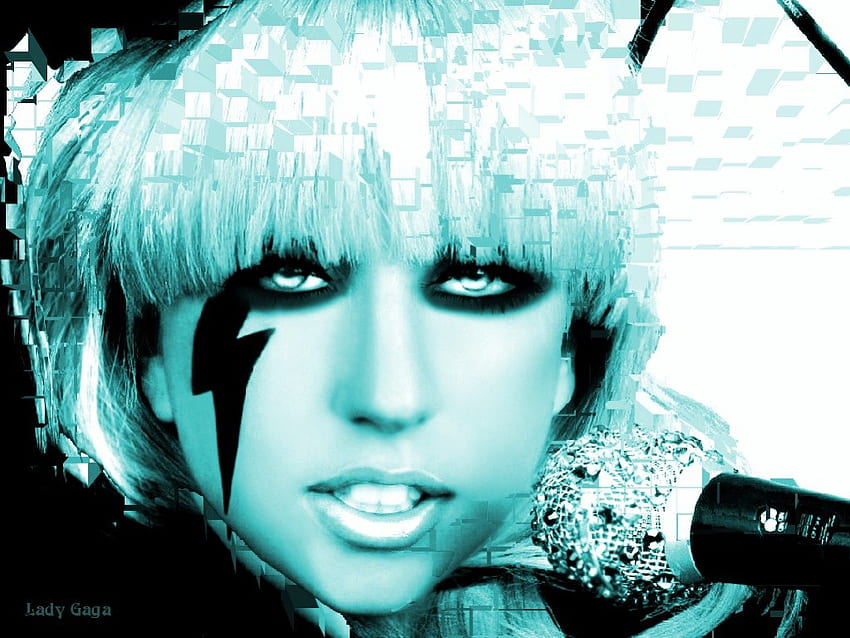 Лейди Гага, покер, лейди, гага, лице HD тапет