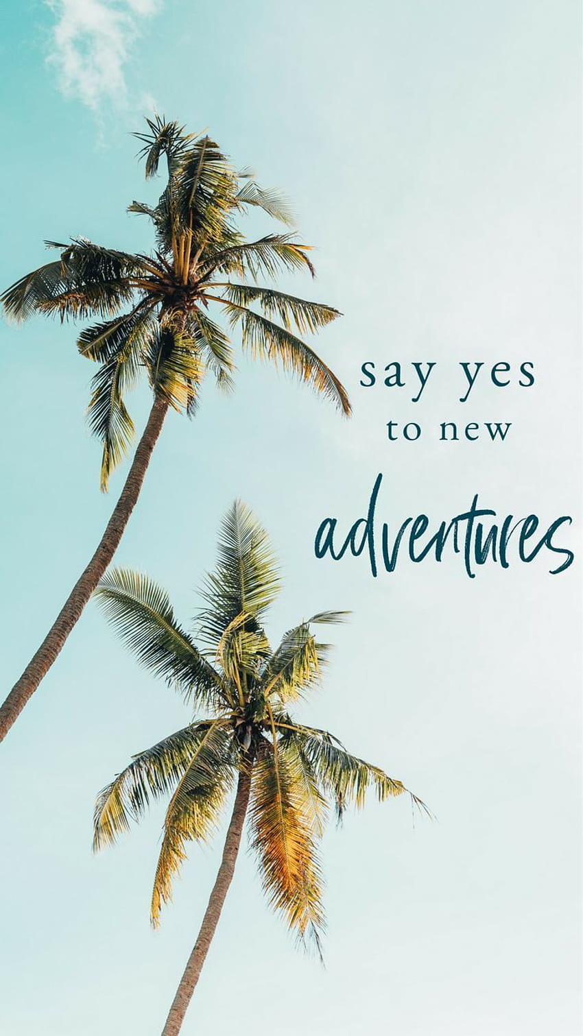 for iPhone quotes to inspire wanderlust: Say yes to new adventures!. New adventure quotes, Family travel, How to memorize things HD phone wallpaper