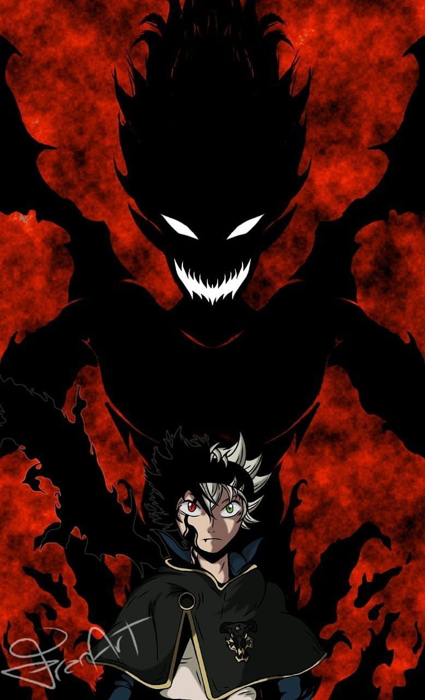 OC) Phone wallpaper of Asta duel wielding. : r/BlackClover