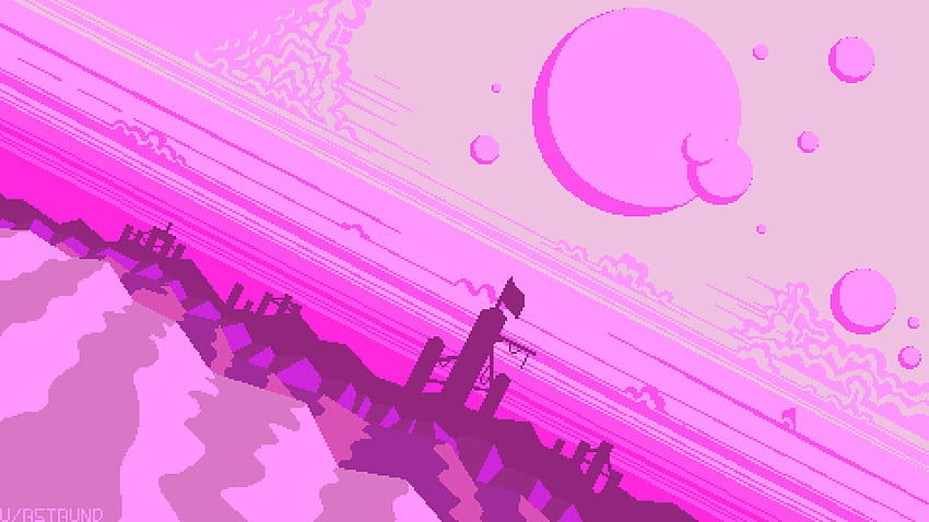 Pixelado y , Pixel Art rosa fondo de pantalla | Pxfuel