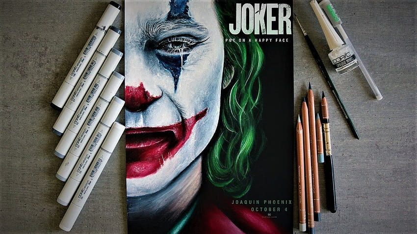 Joker Face Joker Drawing For Kids HD wallpaper  Pxfuel