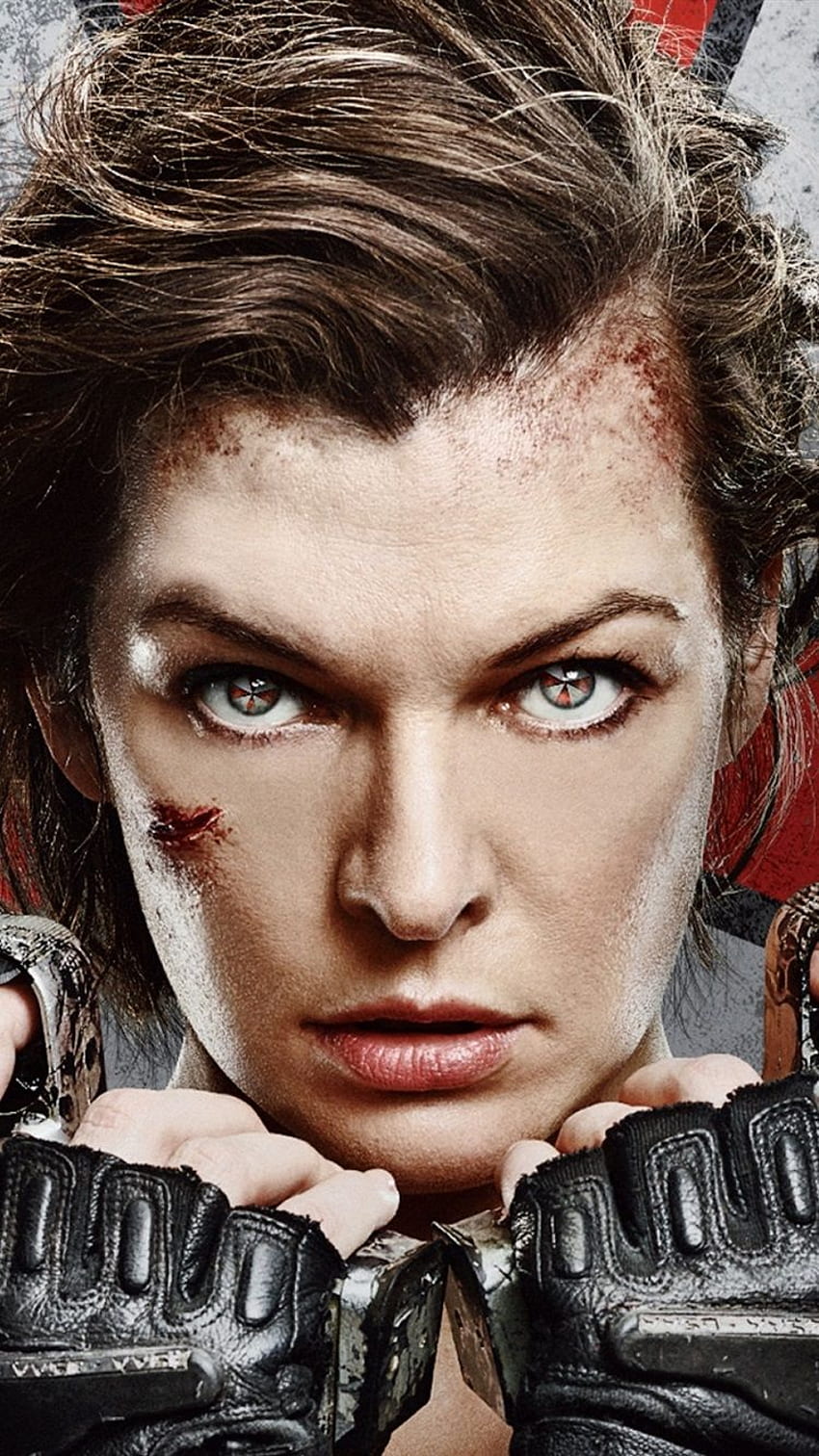 Milla Jovovich, Resident Evil: The Final Chapter 2017 IPhone 8 7 6 6S , Background HD phone wallpaper