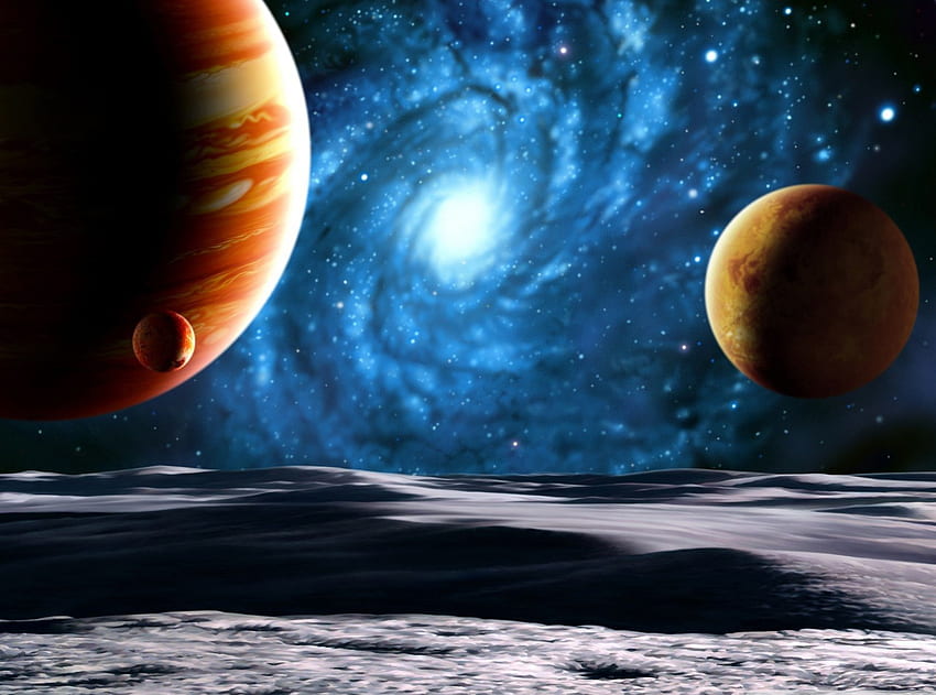 Universal View, Weltraum, Galaxie, Planet, Universum HD-Hintergrundbild