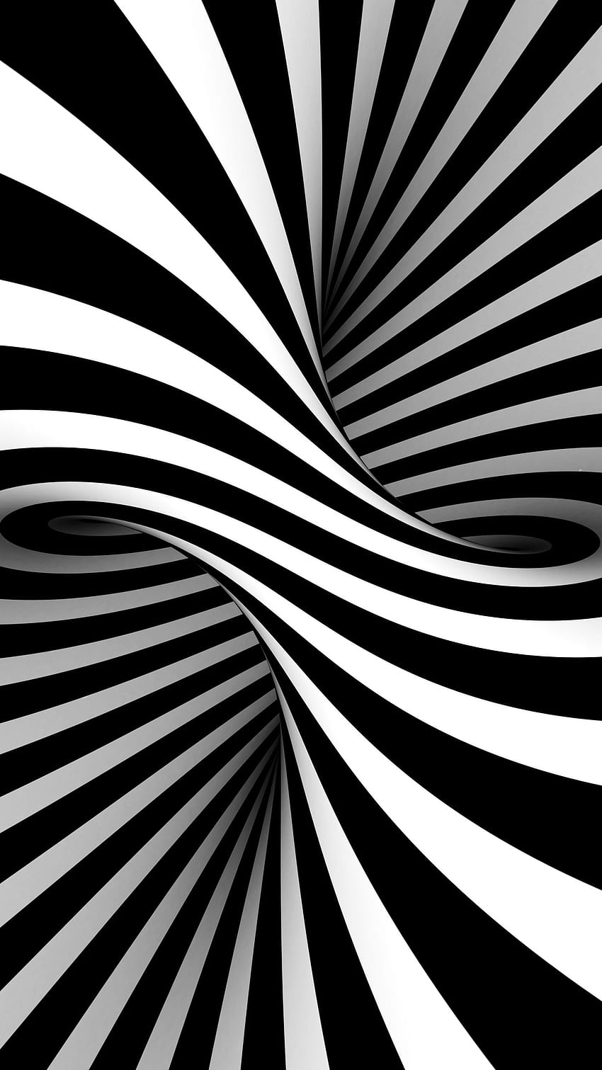 BW, Black White Stripes, Optical Illusion, Art , , Q Samsung Galaxy S6 ...