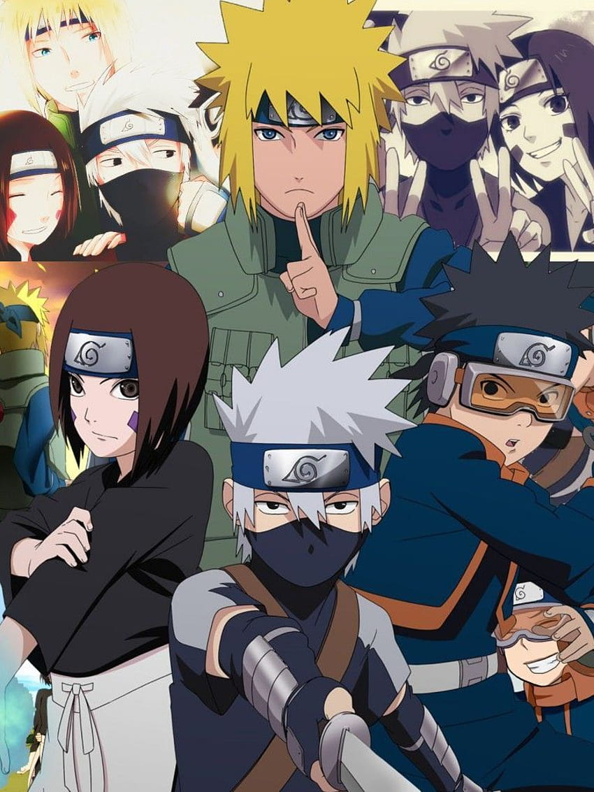 Old Team 7. Team minato, Naruto minato, Anime naruto HD電話の壁紙