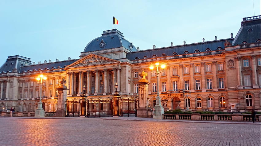Pałac Królewski Bruksela Tapeta HD