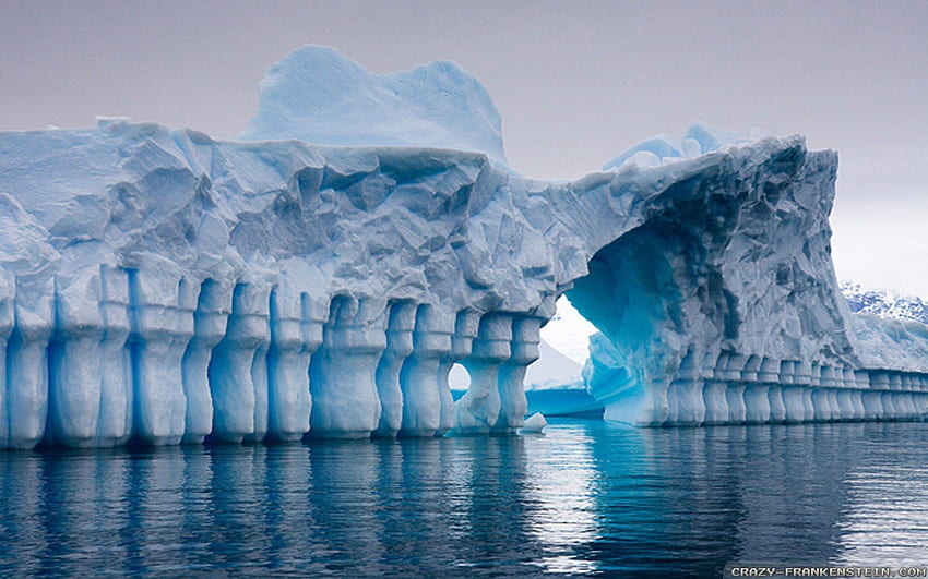 Iceberg, Arctic Blue HD wallpaper